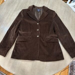 Brooks Brothers 346 stretch Chocolate brown corduroy Blazer 14